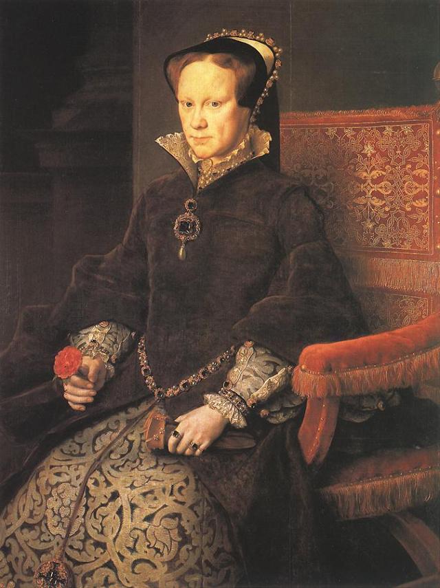 Queen Mary Tudor of England, by Anthonis Mor Van Dashorst