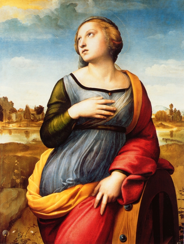 St. Catherine of Alexandria, by Raphael, 1508